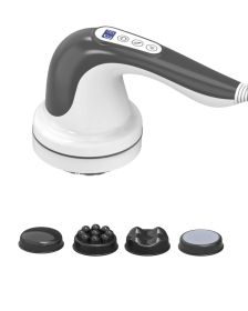 Cellulite Body Sculpting Massager â€“ Handheld Electric Deep Tissue Lymphatic Massage Roller for Belly, Legs & Arms, 4 Nodes & Adjustable Speed