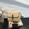 Vintage Grain Leather Mini Crossbody Bag, Adjustable Strap Flap Shoulder Purse, Casual Small Sling Bag for Women Daily Travel
