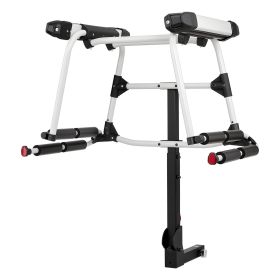 Hitch Mounted Ski & Snowboard Rack, Fits 2-Inch Receiver, Carries up to 6 Pairs of Skis or 4 Snowboards, Hitch-Mounted Rack for Car with Key Lock