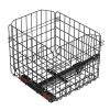 Scooter Rear Basket, Folding Metal Wire Basket, Heavy Duty & Spacious Cargo Basket, Works with 1-inch Receiver, Compatible with Most Golden