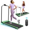 Foldable Treadmill with Handle Bar & Incline