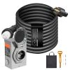 50 Amp Generator Cord and Power Inlet Box Kit, 50FT, NEMA 14-50P/SS2-50R STW 6/3+8/1 AWG Generator Power Cord with Twist Lock Connector