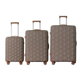 3-Piece Luggage Set Travel Lightweight Suitcases with Rolling Wheels, TSA lock & Moulded Corner, Carry on Luggages for Business, Trip, (20"/24"/28")