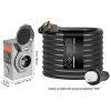 50 Amp Generator Cord and Power Inlet Box Kit, 50FT, NEMA 14-50P/SS2-50R STW 6/3+8/1 AWG Generator Power Cord with Twist Lock Connector