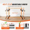 Freestanding Kayak Storage Rack, Kayak Stand for 4 Kayak Canoe Paddleboard, Heavy-duty Steel Kayak Hanger Holder with Padded Arms and Adjustable Width