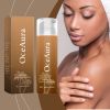Gradual Buildable Sunless Body Tan Cream 100g Hydrating Streak-Free Self Bronzing Lotion Airless Pump Design Natural Warm Bronze Skin Tone Full Body A