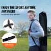 Badminton Net, Height Adjustable Volleyball Net, 14ft Wide Foldable Pickleball Net, Portable Easy Setup Tennis Net Set with Poles, Stand and Carry Bag